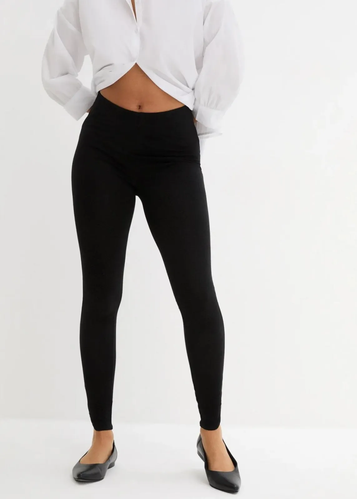 bonprix Bekleidung·Röcke|Bekleidung·Kleider^Knöchelfreie Leggings schwarz