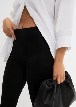 bonprix Bekleidung·Röcke|Bekleidung·Kleider^Knöchelfreie Leggings schwarz