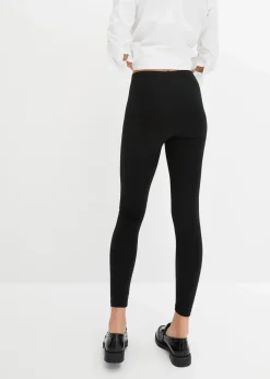 bonprix Bekleidung·Röcke|Bekleidung·Kleider^Knöchelfreie Leggings (2er-Pack) schwarz
