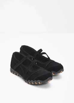 bonprix Komfortschuhe|Sommerschuhe^Komfort-Mary-Janes mit flexibler Sohle schwarz