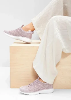 bonprix Komfortschuhe|Sport- & Trekkingschuhe^Komfort-Slip-In-Sneaker aus Soft-Material flieder