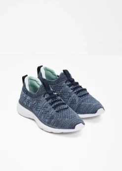 bonprix Sneaker|Sport- & Trekkingschuhe^Komfort-Slip-In-Sneaker aus Soft-Material blau