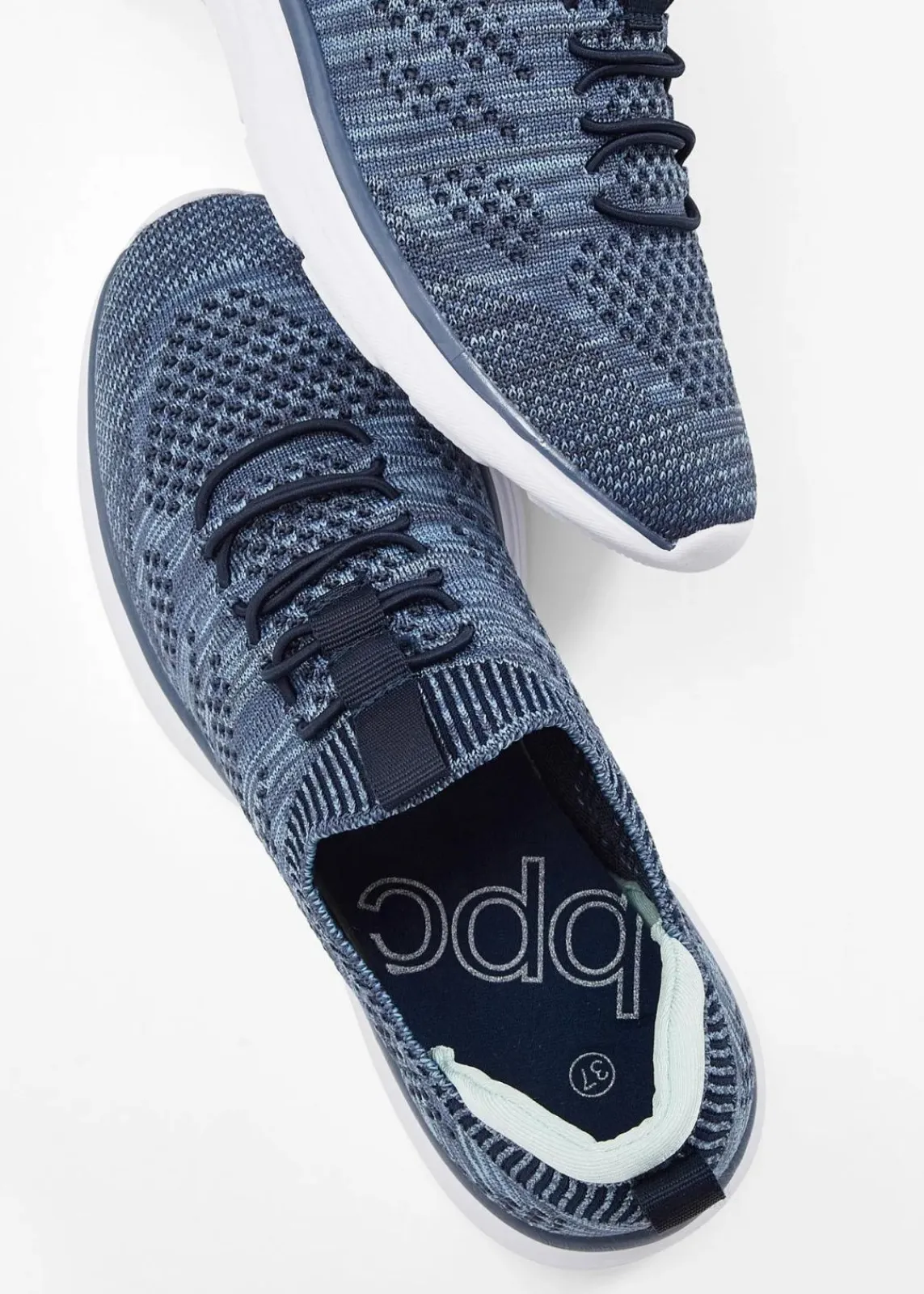 bonprix Sneaker|Sport- & Trekkingschuhe^Komfort-Slip-In-Sneaker aus Soft-Material blau