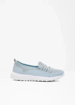 bonprix Schuhe & Accessoires In Spezialgrößen·Schuhe In Übergröße|Sneaker^Komfort-Slip-In-Sneaker mit leichter Sohle hellblau
