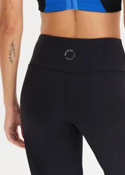 bonprix Bekleidung·Sweat|Bekleidung·Kleider^Komfort-Sport-Leggings, gerades Bein, schnelltrocknend schwarz