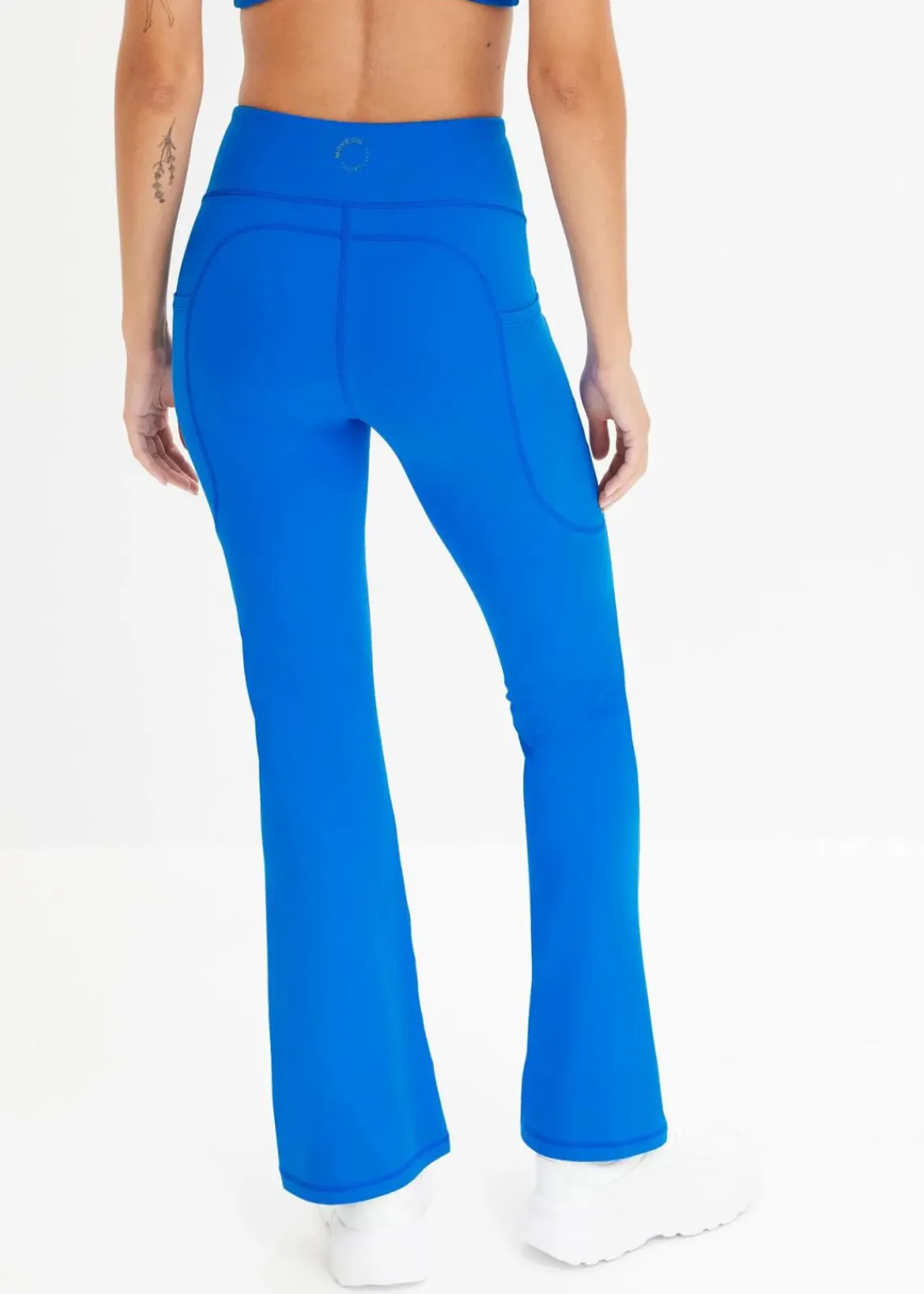 bonprix Hosen|Sportbekleidung^Komfort-Sport-Leggings mit Handytasche, ausgestellt horizontblau