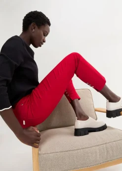 bonprix Hosen|Bekleidung·Kleider^Komfort-Stretchhose chillirot