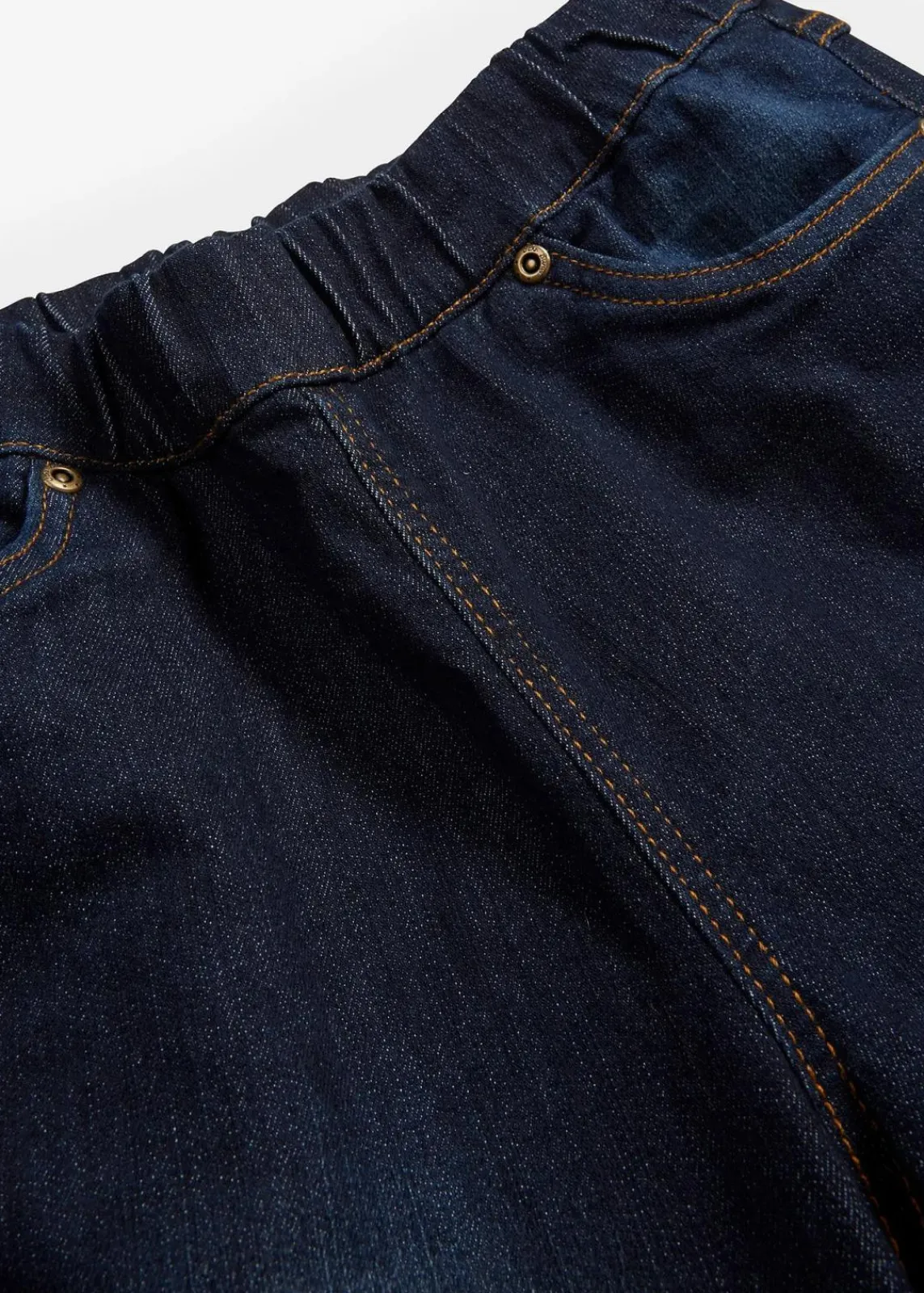 bonprix Bekleidung·Shirts & Tops|Jeans^Komfort-Stretch-Treggings dunkelblau used
