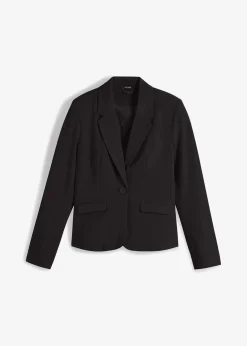bonprix Bekleidung·Basics|Nachhaltigere Materialien^Kurzblazer schwarz