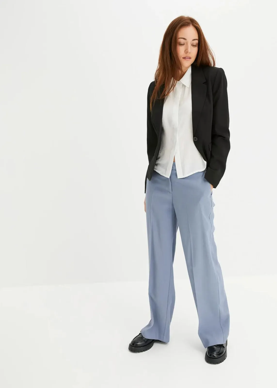 bonprix Bekleidung·Basics|Nachhaltigere Materialien^Kurzblazer schwarz