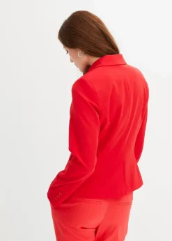 bonprix Blazer|Nachhaltigere Materialien^Kurzblazer rot