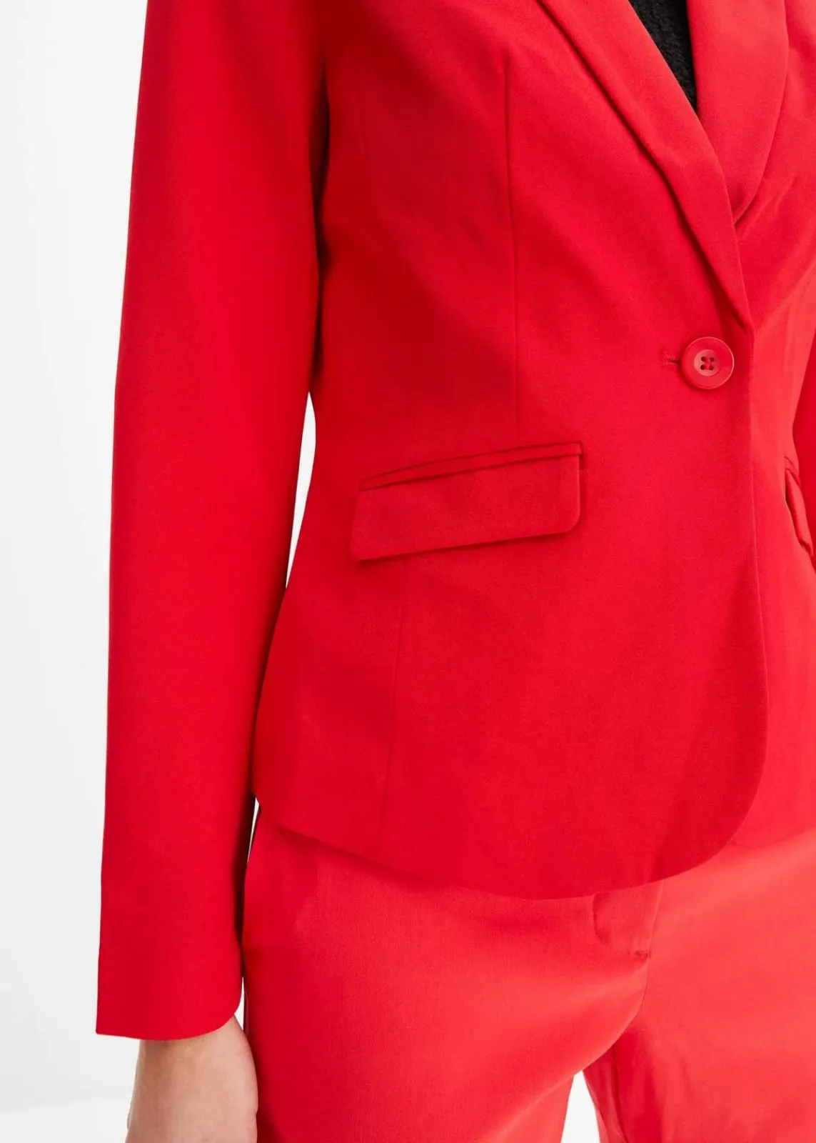 bonprix Blazer|Nachhaltigere Materialien^Kurzblazer rot