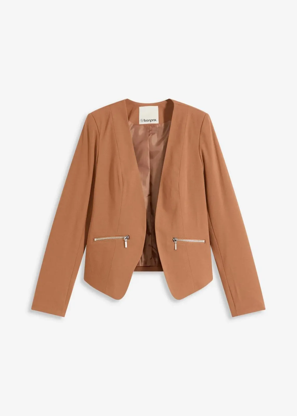 bonprix Bekleidung·Basics|Blazer^Kurzblazer mokkabraun