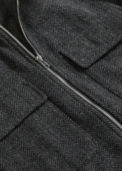 bonprix Bekleidung·Hosen|Jacken & Mäntel^Kurze Jacke anthrazit meliert