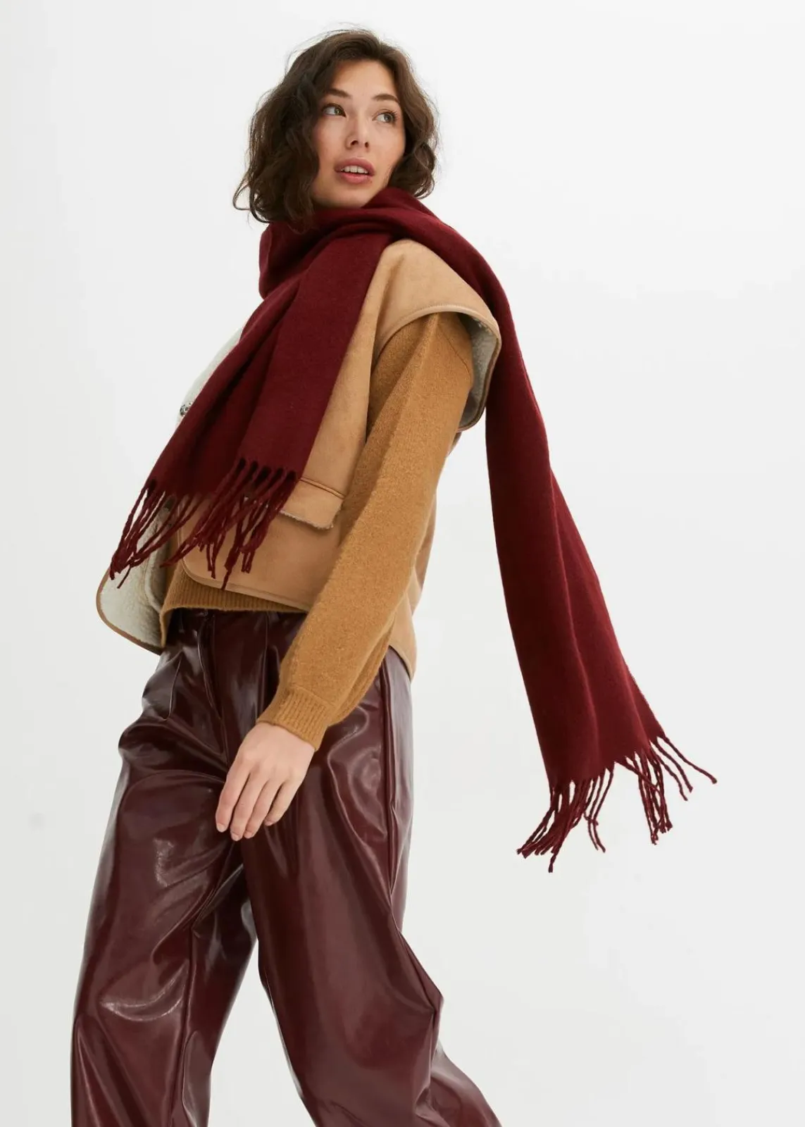 bonprix Bekleidung·Umstandsmode|Strickmode^Kurzer Pullover camel