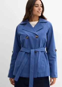 bonprix Jacken & Mäntel^kurzer Trenchcoat hellindigo