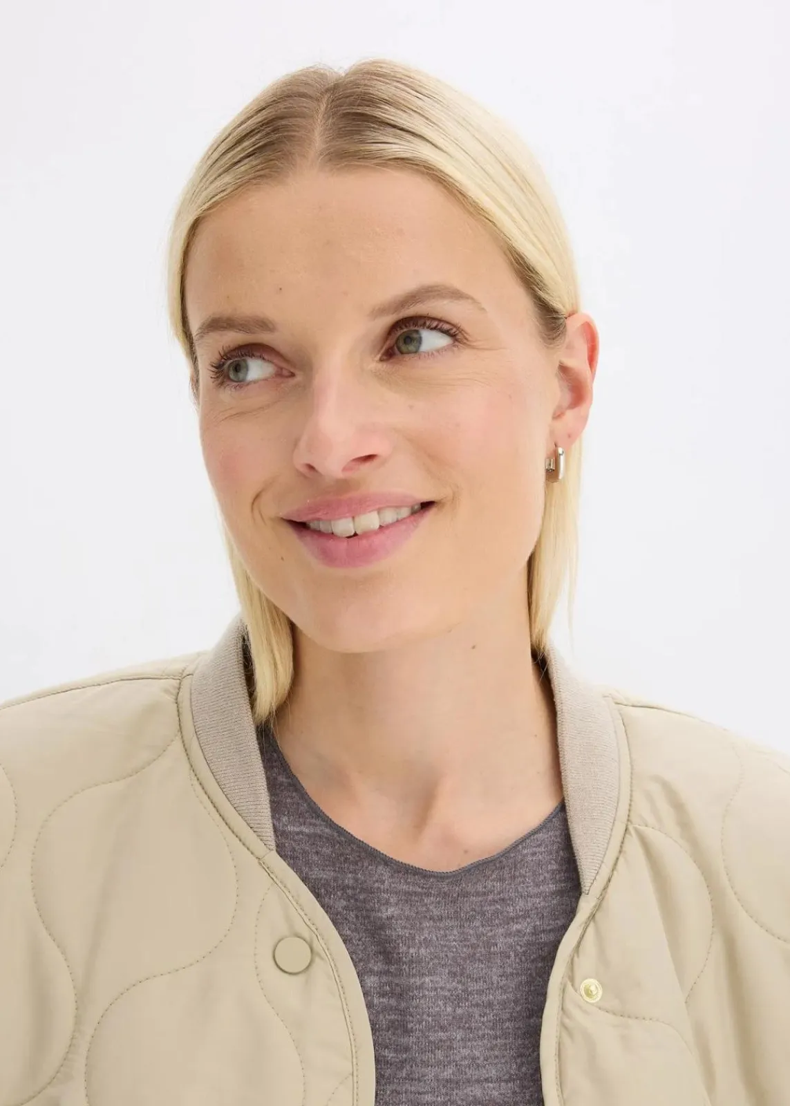 bonprix Shirts & Tops|Zweiteiler & Sets^Kurzes Boxy-Shirt schiefergrau meliert