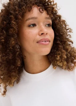bonprix Shirts & Tops|Basics^Kurzes Oversize-Shirt aus reiner schwerer Bio-Baumwolle weiß
