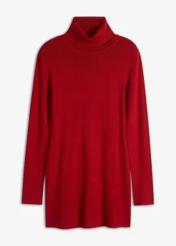 bonprix Bekleidung·Umstandsmode|Strickmode^Kurzes Strickkleid chillirot