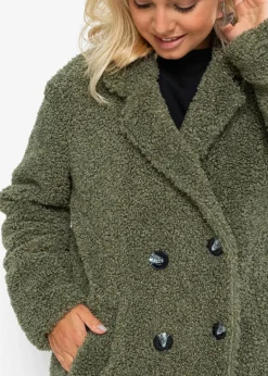 bonprix Bekleidung·Hosen|Jacken & Mäntel^Kurzmantel oliv