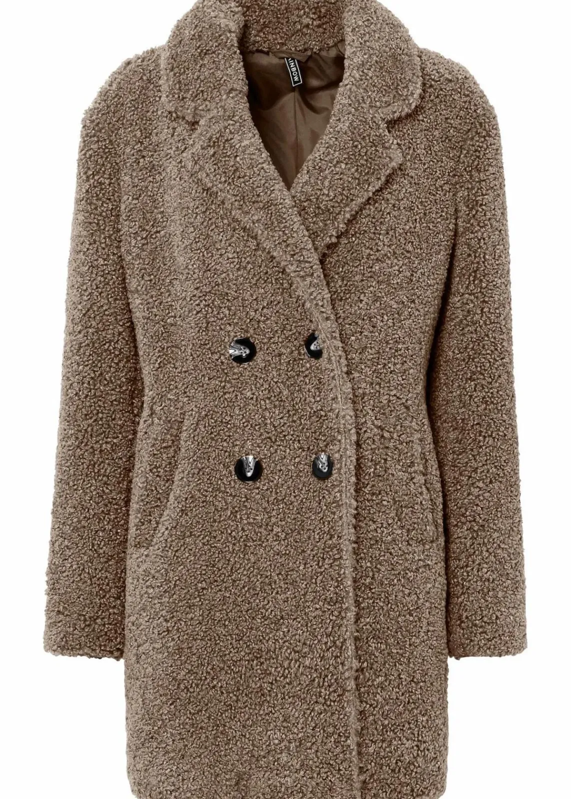 bonprix Jacken & Mäntel|Bekleidung·Hosen^Kurzmantel taupe