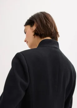 bonprix Bekleidung·Hosen|Jacken & Mäntel^Kurzmantel in Wolloptik schwarz