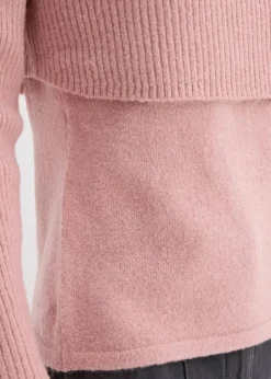 bonprix Bekleidung·Umstandsmode|Bekleidung·Jeans^Lagenpullover aschrosa/zartrosa