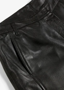 bonprix Premium|Hosen^Lammnappa-Marlenehose schwarz
