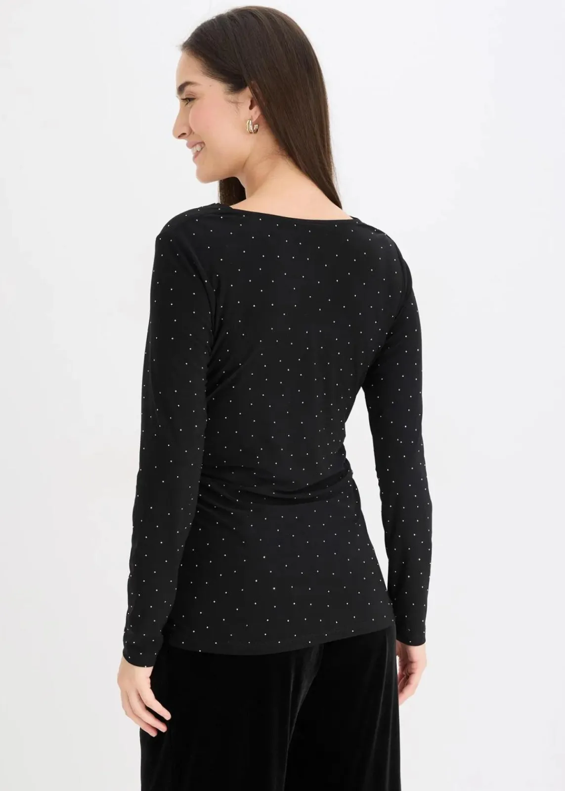 bonprix Shirts & Tops^Langarmshirt schwarz