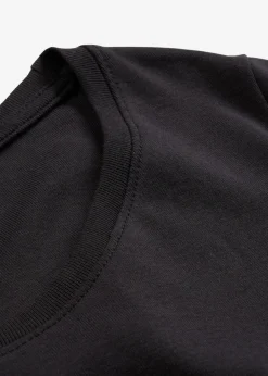 bonprix Bekleidung·Röcke|Nachhaltigere Materialien^Langarmshirt aus reiner Bio-Baumwolle schwarz