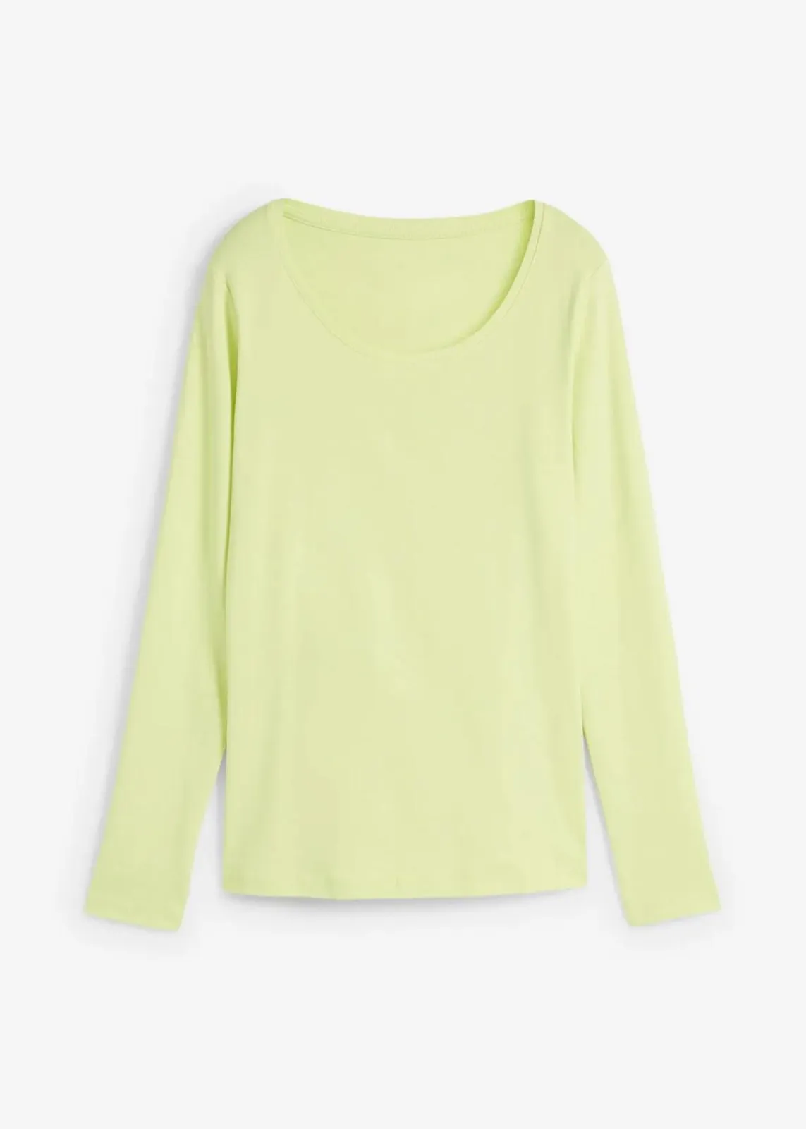 bonprix Shirts & Tops|Basics^Langarmshirt aus reiner Bio-Baumwolle mintgrün