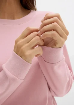 bonprix Bekleidung·Röcke|Nachhaltigere Materialien^Langarmshirt aus reiner Bio-Baumwolle aschrosa