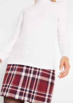 bonprix Shirts & Tops|Basics^Langarmshirt mit reiner Bio-Baumwolle weiss