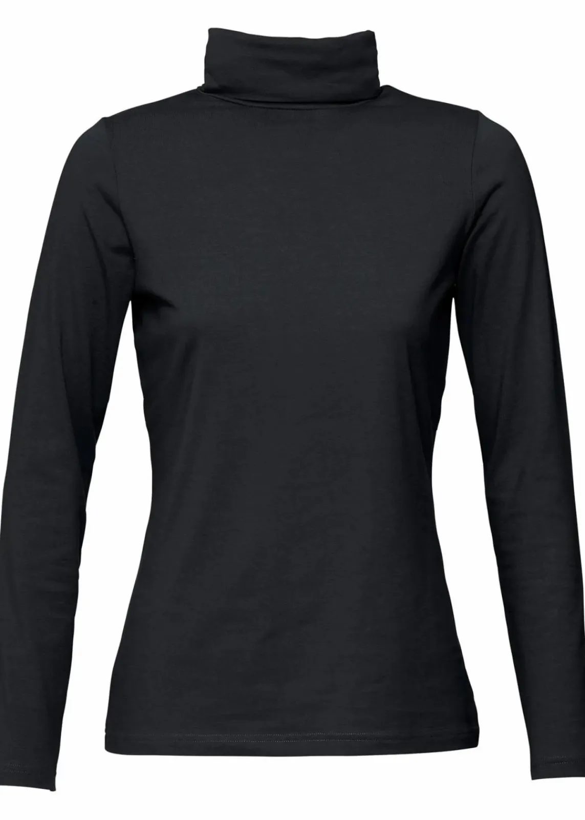 bonprix Bekleidung·Röcke|Nachhaltigere Materialien^Langarmshirt mit reiner Bio-Baumwolle schwarz