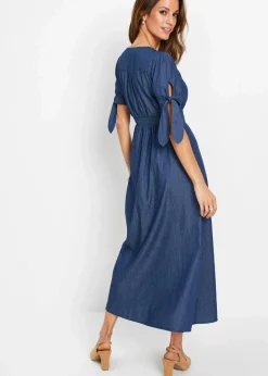 bonprix Kleider^Langes Jeanskleid blue stone