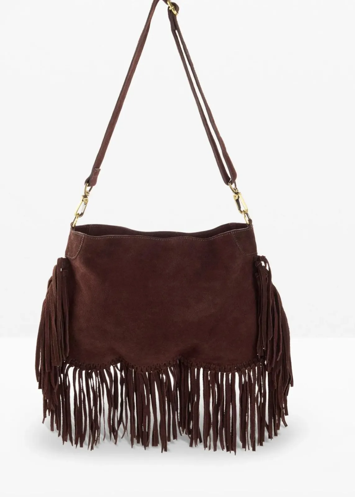 bonprix Taschen^Lederhandtasche dunkelbraun