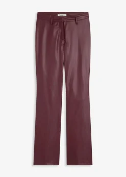 bonprix Bekleidung·Kleider|Hosen^Lederimitat-Hose dunkelbeere