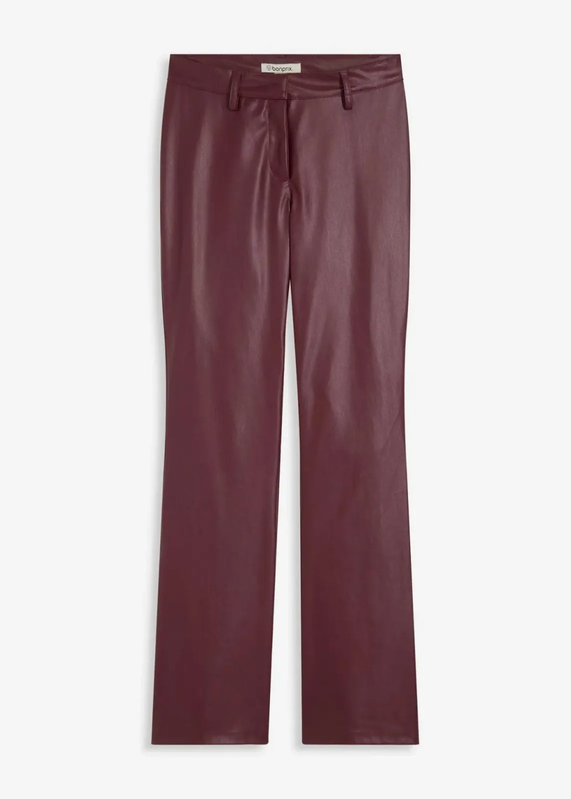 bonprix Bekleidung·Kleider|Hosen^Lederimitat-Hose dunkelbeere