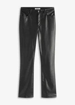 bonprix Nachhaltigere Materialien|Hosen^Lederimitat-Hose schwarz