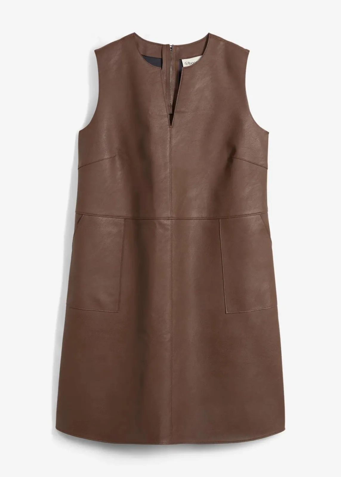 bonprix Kleider^Lederimitat-Kleid braun