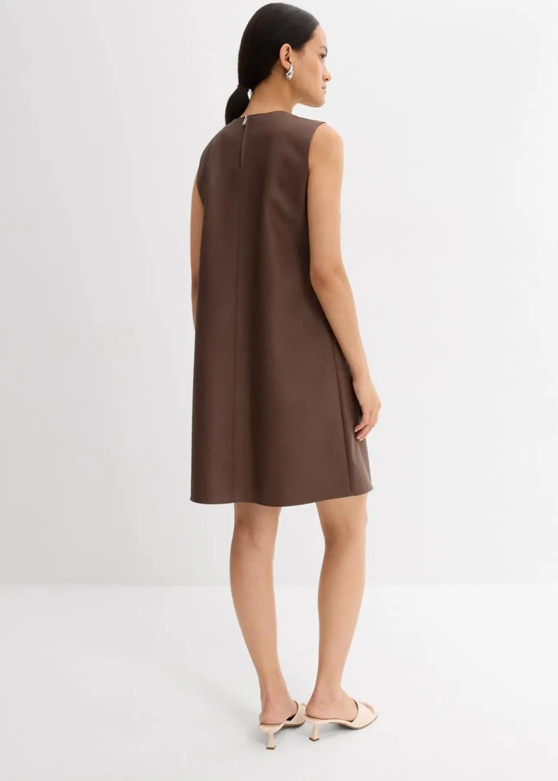 bonprix Kleider^Lederimitat-Kleid braun