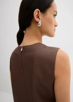 bonprix Kleider^Lederimitat-Kleid braun