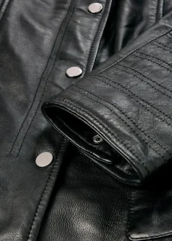bonprix Premium|Nachhaltigere Materialien^Lederjacke aus Lammnappa schwarz