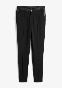bonprix Bekleidung·Kleider|Hosen^Leggings aus fließendem Viskose-Mix schwarz