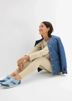 bonprix Basics|Bekleidung·Kleider^Leggings (2er-Pack) rauchkhaki/saharabeige
