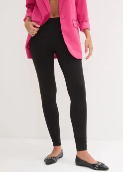 bonprix Bekleidung·Röcke|Bekleidung·Kleider^Leggings (2er-Pack) schwarz + schwarz