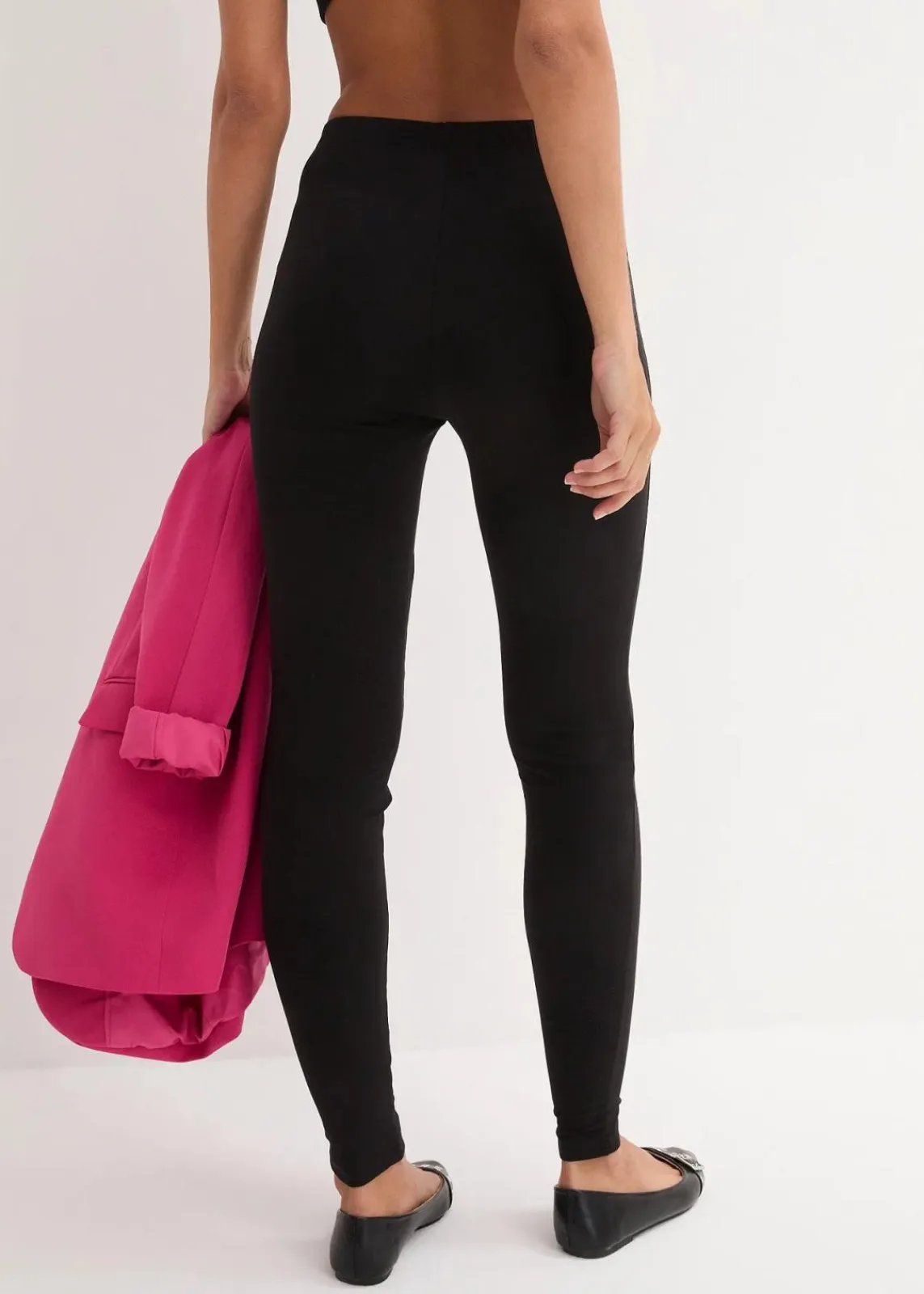 bonprix Bekleidung·Röcke|Bekleidung·Kleider^Leggings (2er-Pack) schwarz + schwarz