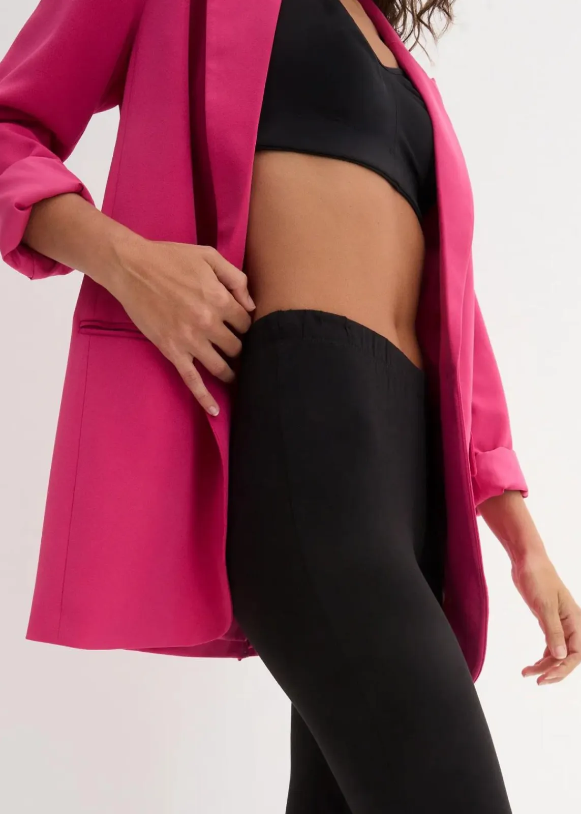bonprix Bekleidung·Röcke|Bekleidung·Kleider^Leggings (2er-Pack) schwarz + schwarz