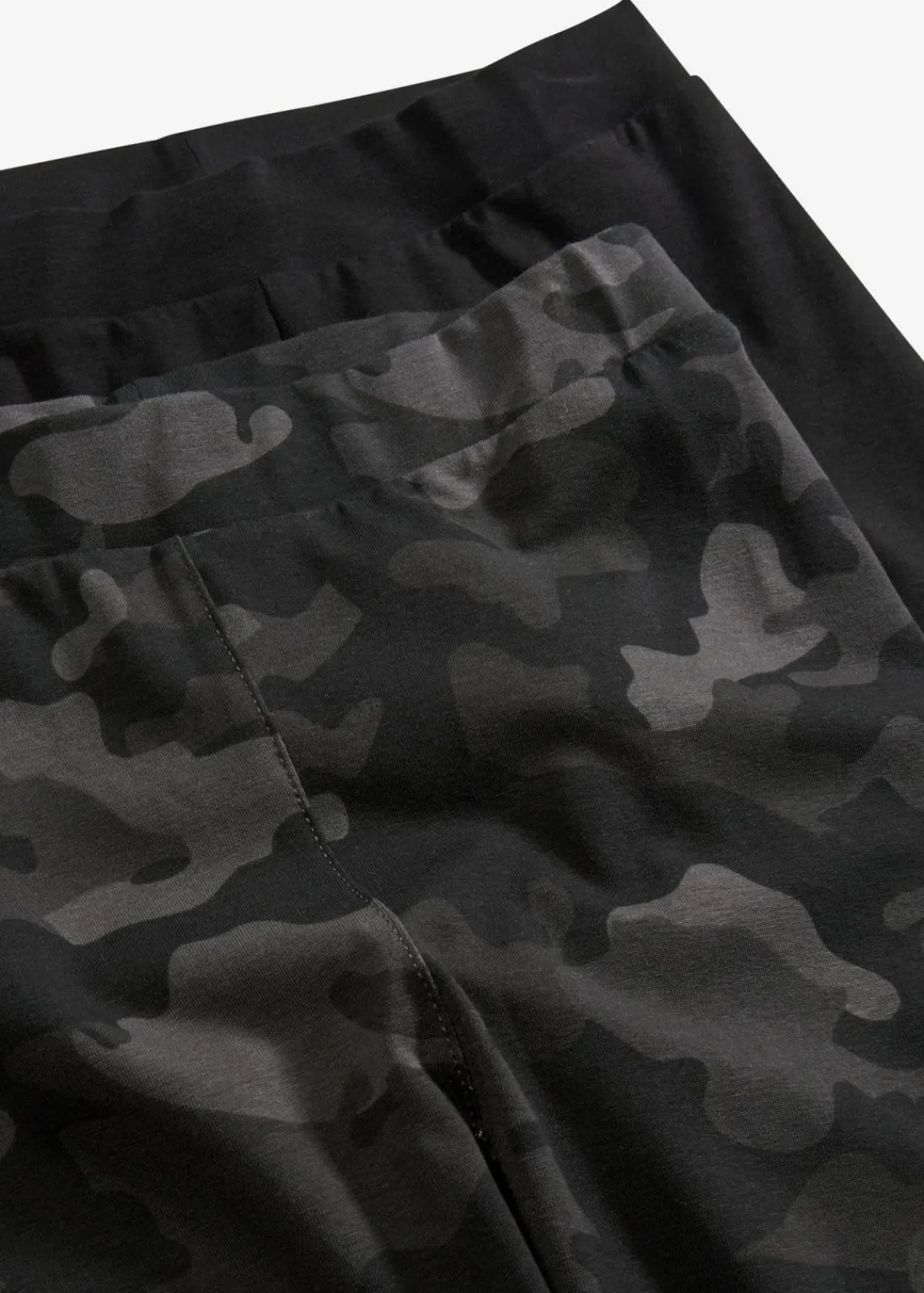 bonprix Bekleidung·Kleider|Hosen^Leggings (2er-Pack) schwarz camouflage + schwarz