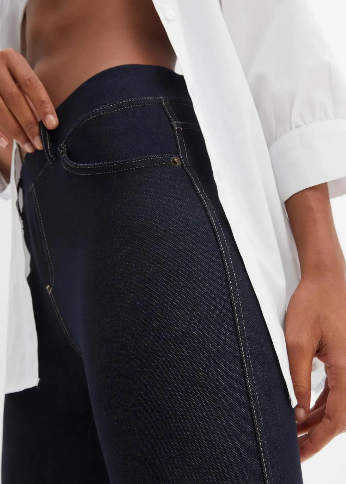 bonprix Hosen|Bekleidung·Kleider^Leggings in Jeansoptik blue stone